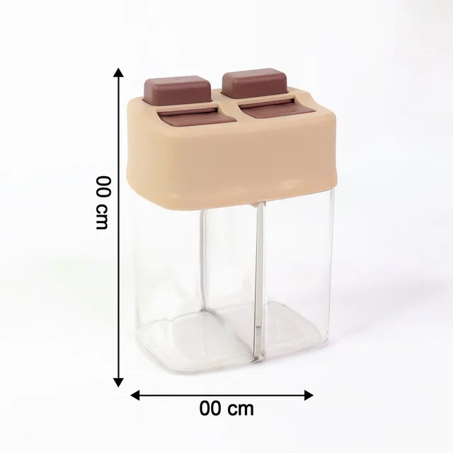 Salt and Pepper Dispenser – Dual Chamber 2-in-1 Spice Shaker