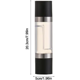 Salt and Pepper Grinder – 2-in-1 Stainless Steel Manual Spice Mill
