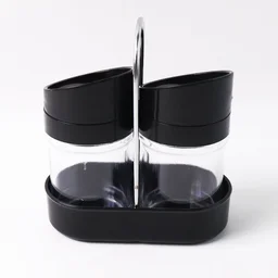 Salt N Pepper Plastic Jar Set – Durable Kitchen Spice Storage