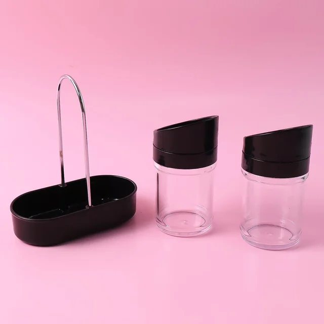 Salt N Pepper Plastic Jar Set – Durable Kitchen Spice Storage