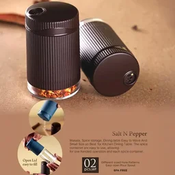 Salt & Pepper Dispenser Set – Unbreakable, Easy Control