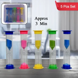 Sand Timer – 3-Minute Plastic Hourglass Set | Inventive Play