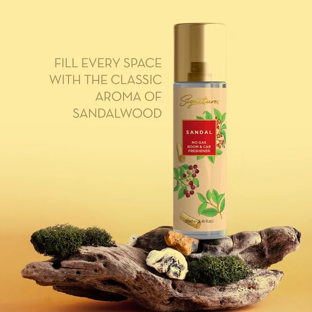 Sandalwood Room & Car Freshener – Long-lasting Natural Fragrance