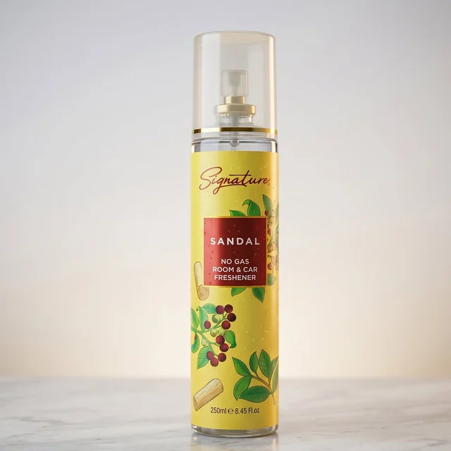 Sandalwood Room & Car Freshener – Long-lasting Natural Fragrance