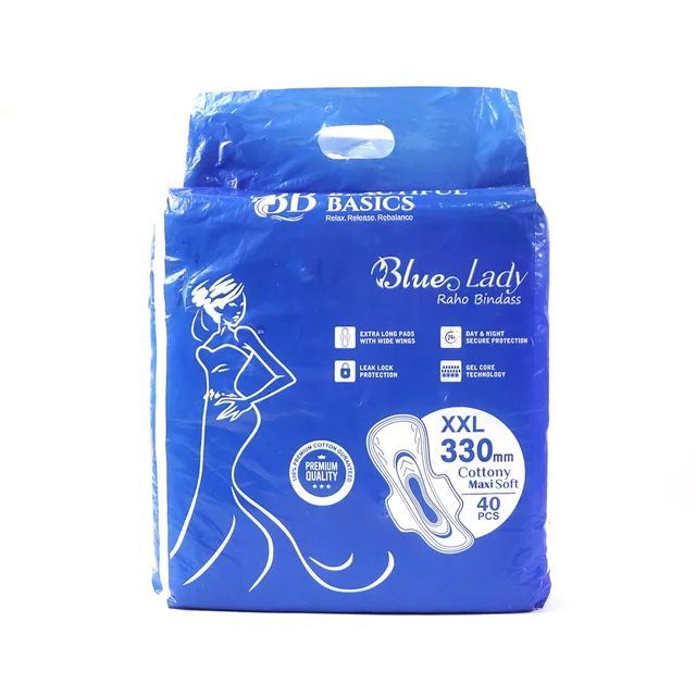 Sanitary Pads 330mm – Extra Long, 40-Pack for Heavy Flow |