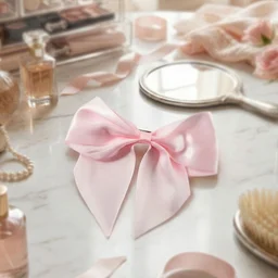 Satin Hair Bow Clip – Stylish & Comfortable Hair Accessory