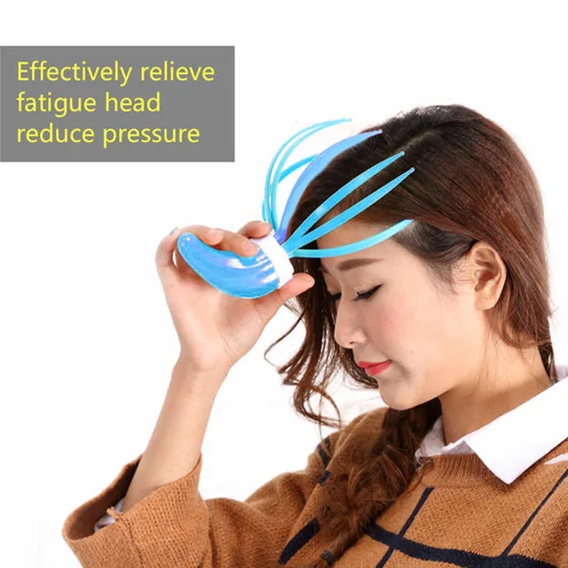 Scalp Massager – 9-Claw Stress Relief Hand Grip | XcelCraft