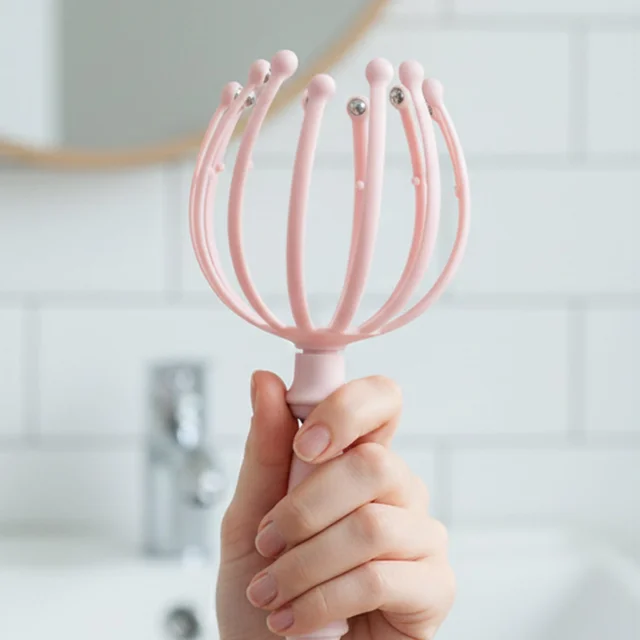 Scalp Massager – Rolling Ball Tips for Stress Relief & Relaxation