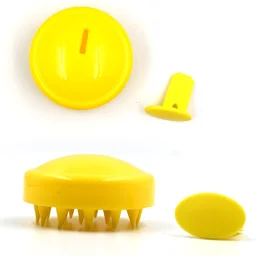 Scalp Massager Shampoo Brush – Deep Clean & Hair Growth | Calm & Curl