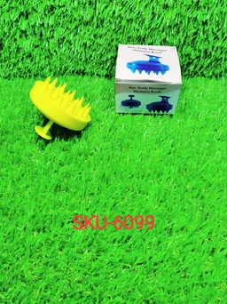 Scalp Massager Shampoo Brush – Deep Clean & Hair Growth | Calm & Curl