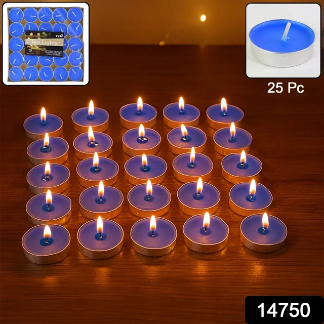 Scented Tea Light Candles – 25 Mix Color Pack for Relaxation