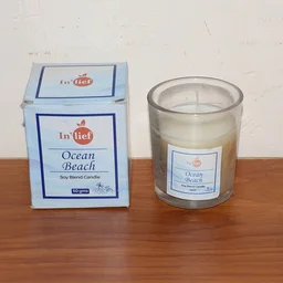 Scented Votive Candle – Ocean Breeze Fragrance, 50gm Jar