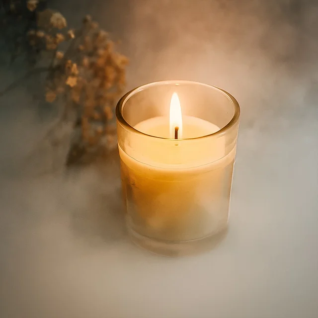 Scented Votive Candle – Sweet Dreams Soy Blend in Glass Jar