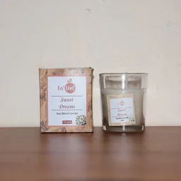 Scented Votive Candle – Sweet Dreams Soy Blend in Glass Jar