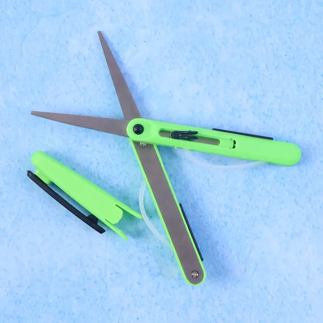 School Craft Scissors Pen Shape Portable Safety Cutter for Kids (1 Pc)