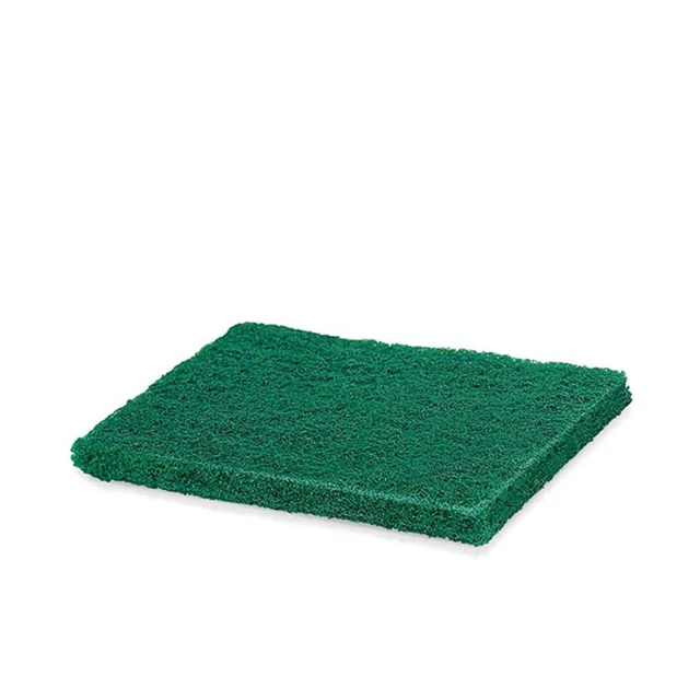 Scrub Sponge Pads – Aqua Green 10PC with Stain Cutter | Velvet Wipe