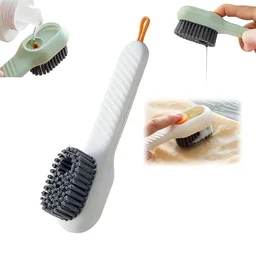 Scrubbing Brush with Dispenser – Multi-Purpose Cleaning | Velvet Wipe