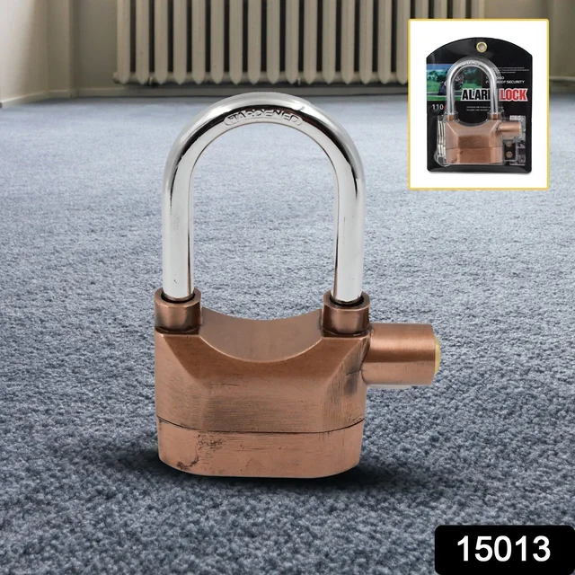 Security Alarm Lock – Waterproof Anti-Theft Padlock | AutoSafeo