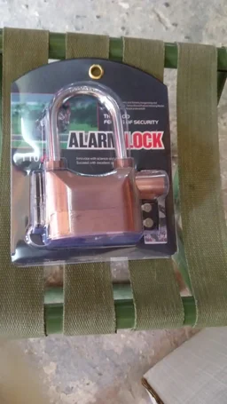 Security Alarm Lock – Waterproof Anti-Theft Padlock | AutoSafeo
