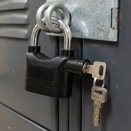 Security Alarm Padlock – Heavy Duty Anti-Theft Lock | Safora