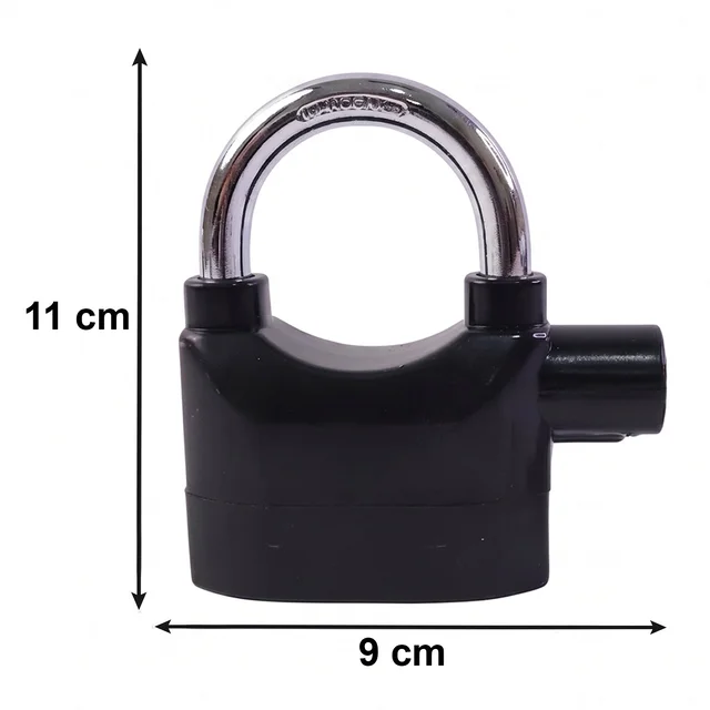 Security Alarm Padlock – Heavy Duty Anti-Theft Lock | Safora