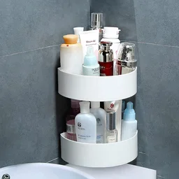 Self Adhesive Corner Shelf – Bathroom Kitchen Storage | Mist & Relax