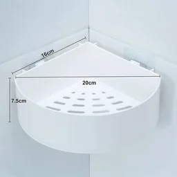 Self Adhesive Corner Shelf – Bathroom Kitchen Storage | Mist & Relax