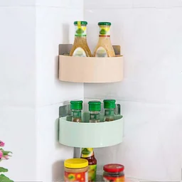 Self Adhesive Corner Shelf – Bathroom Kitchen Storage | Mist & Relax