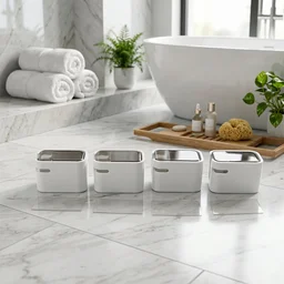 Self Adhesive Dustproof Toothbrush Holder – Space-saving Wall Mount