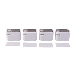 Self Adhesive Dustproof Toothbrush Holder – Space-saving Wall Mount