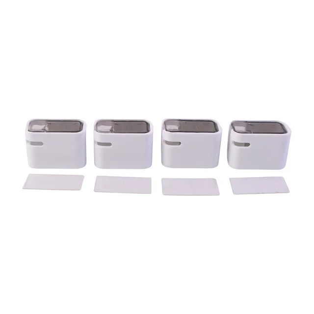 Self Adhesive Dustproof Toothbrush Holder – Space-saving Wall Mount
