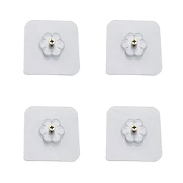 Self Adhesive Hooks – Drill-Free Heavy Duty 4 Pcs Set | GlimmerHome
