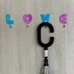 Self Adhesive Hooks – Love Shape Wall Organizers for Home | Indo Glow