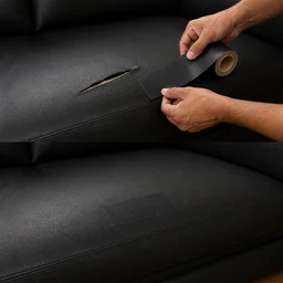 Self Adhesive Leather Repair Patch Tape 3 x 60 Inch for Sofa Car Seat (1 Pc)
