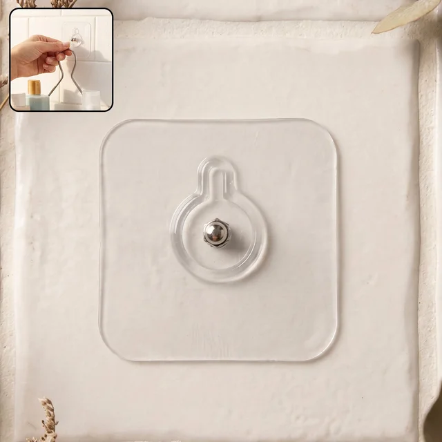 Self Adhesive Wall Hook – Heavy Duty Multipurpose Stick-On Hook