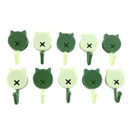 Self Adhesive Wall Hooks 10 Pc – Strong Hold, No Drilling