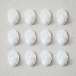 Self Adhesive Wall Hooks – Strong Hold, No Drilling (12 Pc)