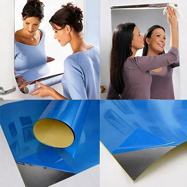 Self Adhesive Wall Mirror Sheet – Unbreakable & Easy to Install