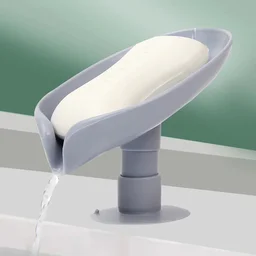 Self Draining Soap Holder – Leaf Design for Dry Soap | VelvetBubbles