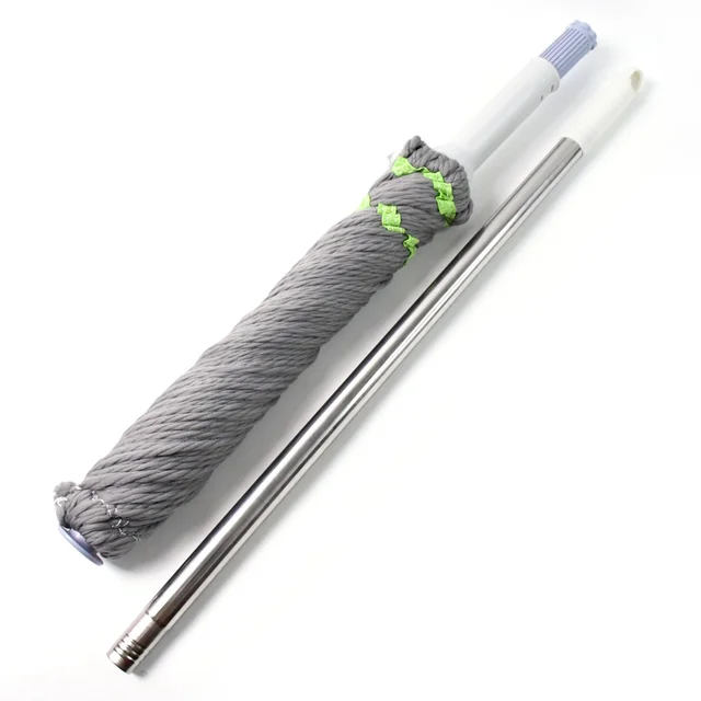 Self Wringing Mop – Stainless Steel Handle for Easy Floor Cleaning