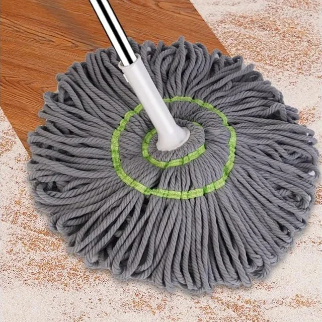 Self Wringing Mop – Stainless Steel Handle for Easy Floor Cleaning