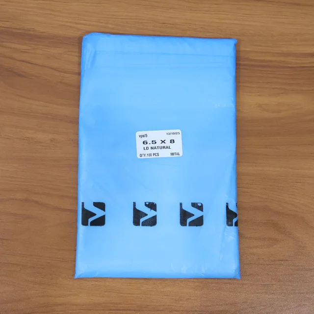 Self-Adhesive Courier Polybags – Tamper-Proof & Waterproof 6.5x8 Inch Pack