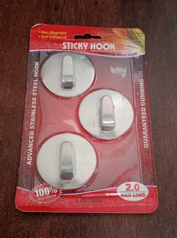 Self-Adhesive Hooks – Heavy Duty Steel Wall Hangers | Bathora