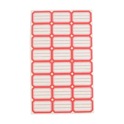 Self-Adhesive Label Stickers – Durable Rectangular for Organisation