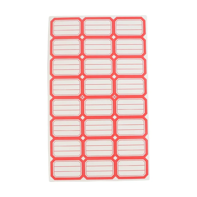 Self-Adhesive Label Stickers – Durable Rectangular for Organisation