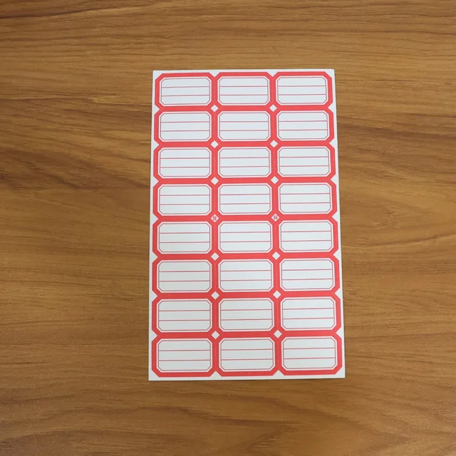 Self-Adhesive Label Stickers – Durable Rectangular for Organisation