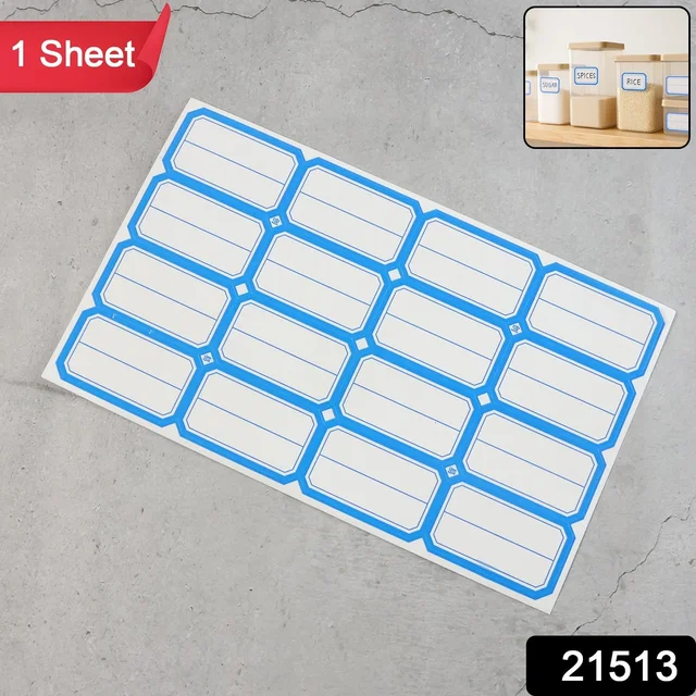 Self-Adhesive Label Stickers – Durable Rectangular Sheets for Organizing