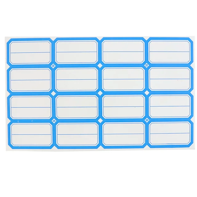 Self-Adhesive Label Stickers – Durable Rectangular Sheets for Organizing