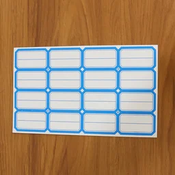 Self-Adhesive Label Stickers – Durable Rectangular Sheets for Organizing