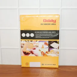 Self-Adhesive Labels A4 Sheets – 2400 Permanent Printer Stickers